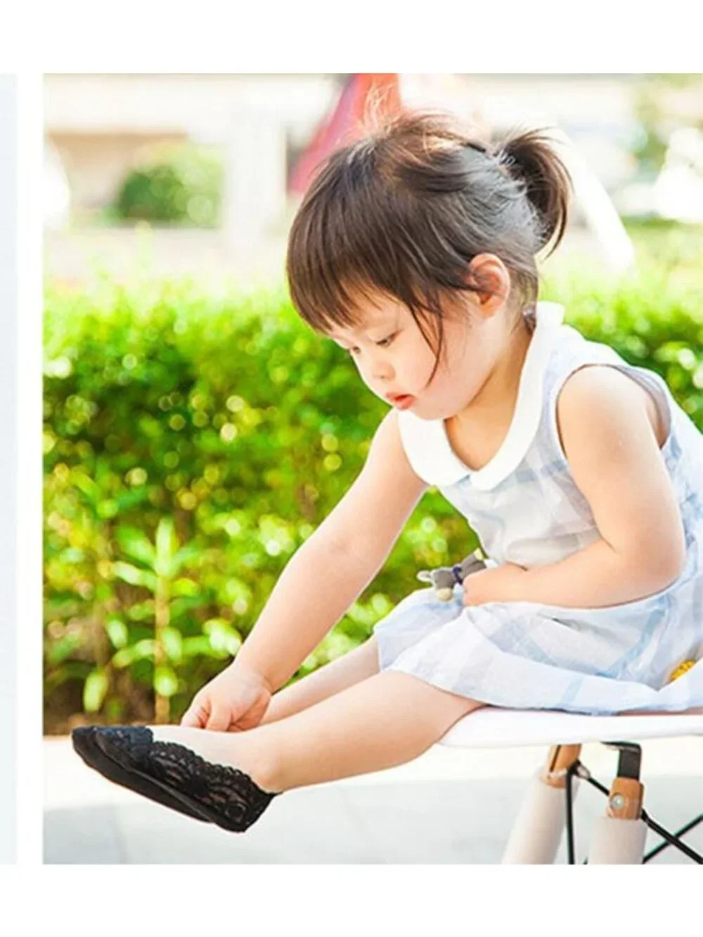 5 Pairs Toddler Girls Lace No Show Socks - Anti-Slip Low Cut Cotton Liners